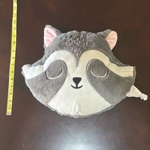 Tiny Dreamers Raccoon Plush Pillow